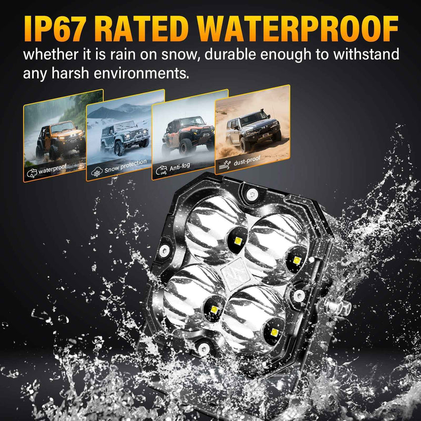 4.5-Inch Pod Light Spot beam