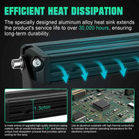 Journey Series 23" 60W Single Row Slim LED Light Bar DT Connector Tapaodu Designs