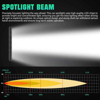 Journey Series 33" 90W Single Row Slim LED Light Bar DT Connector Tapaodu Designs